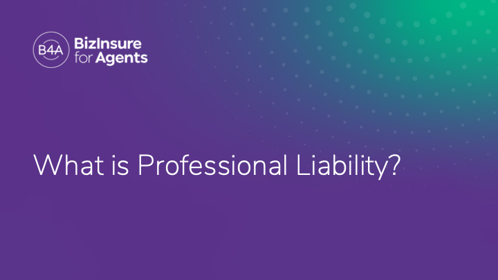 what is professional liability