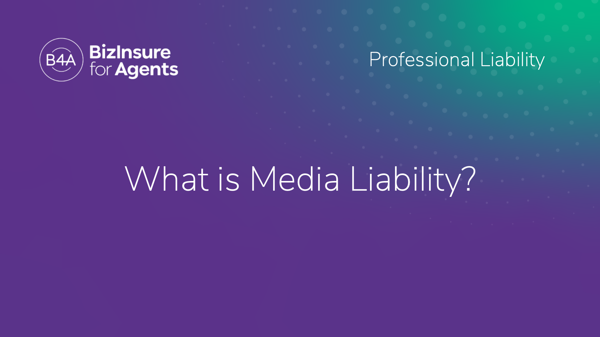 Media Liability